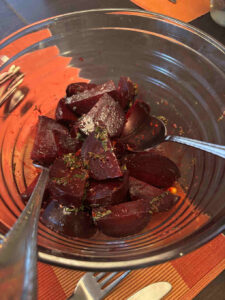 red beets in a bowl