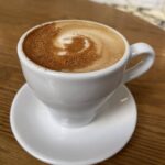 Autumn Daze coffee at Bank at Amador in San Francisco's FiDi, made with brown sugar, star anise and clove, in San Francisco's FiDI neighborhood